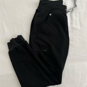 Black Zamora Jogger Figs - scrubs pants only